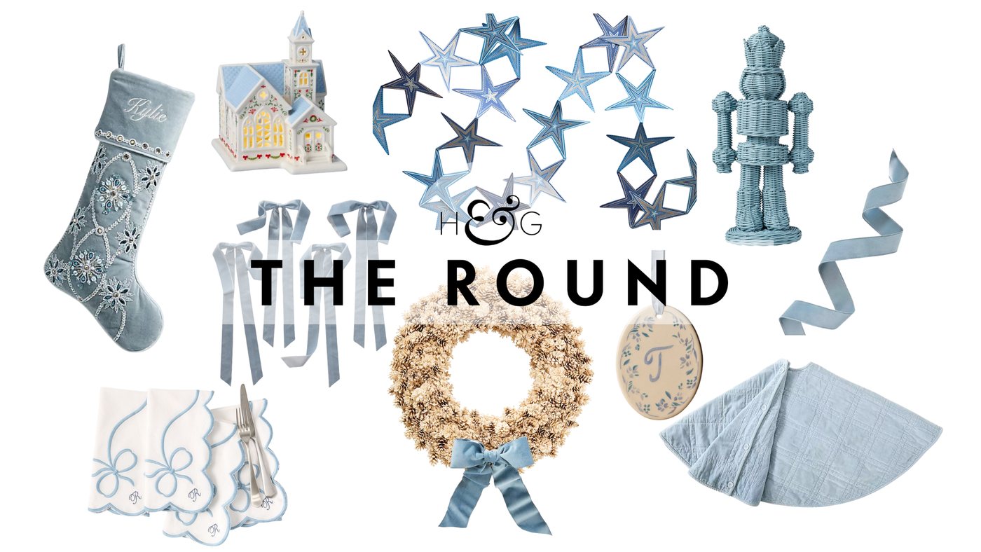 Le bleu layette, nouvelle couleur tendance pour les fêtes de fin d'année