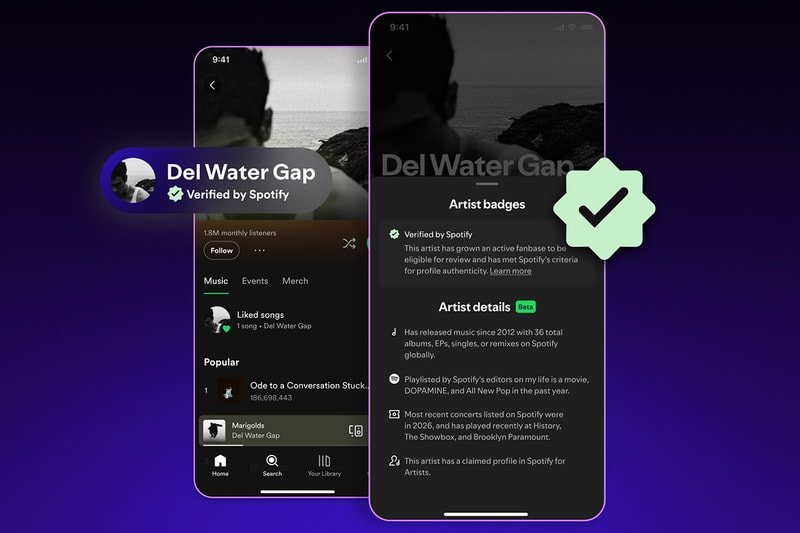 Spotify veut que l’on sache quand une star n’existe pas