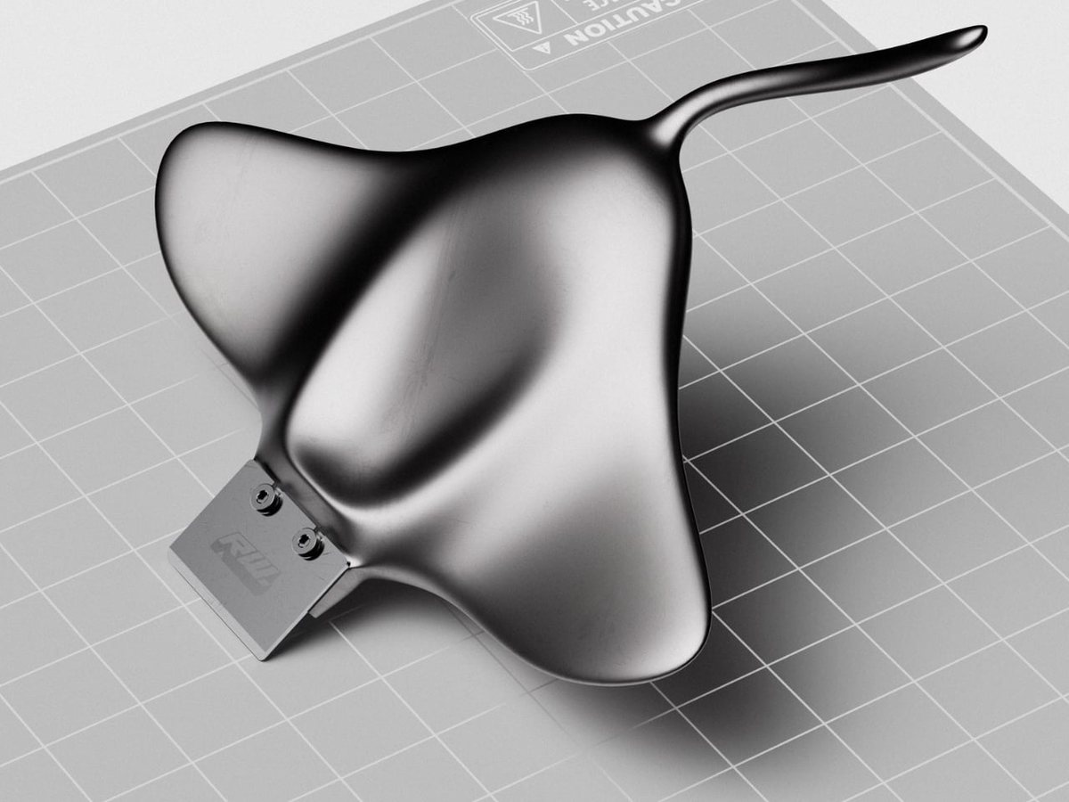 Un designer imagine un grattoir d’impression 3D en forme de raie