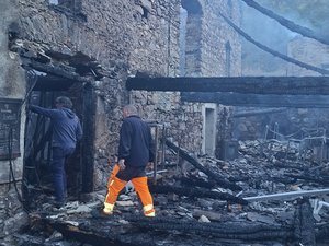 Un incendie détruit l'Auberge de Nabre, en Ariège, les gérants perdent tout