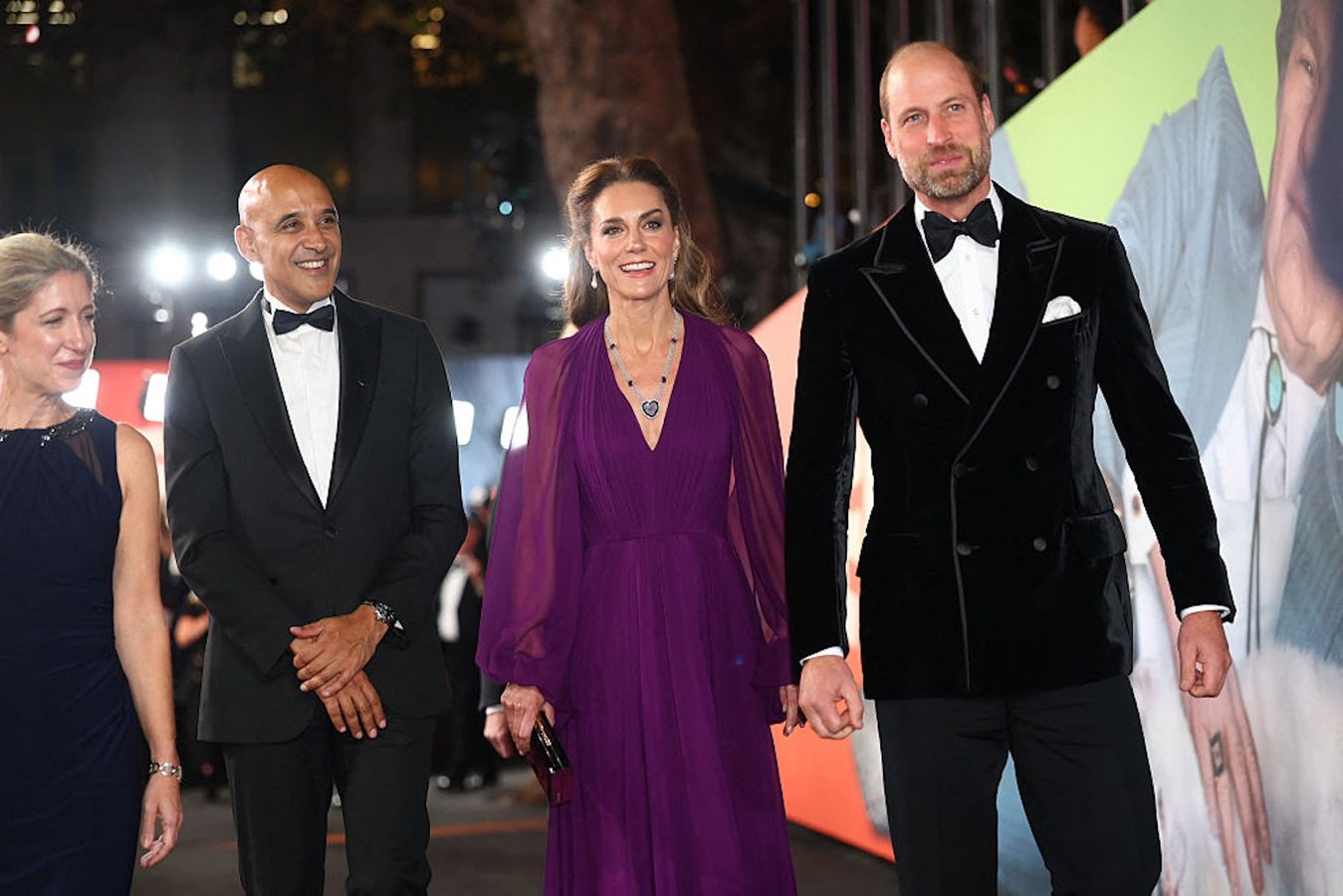 Kate Middleton porte un collier d'améthyste vieux de 103 ans à la première de Digger