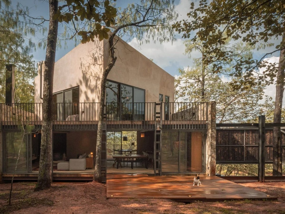 Casa Sima, une maison mexicaine bâtie sans abattre un seul arbre