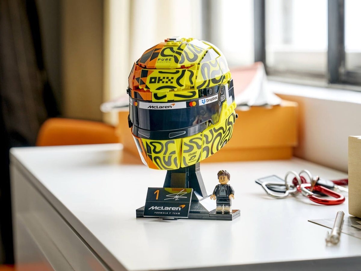 LEGO dévoile un casque commémoratif Lando Norris pour les 1 000 Grands Prix de McLaren