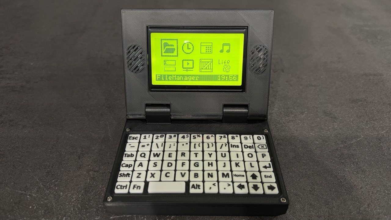 Un ordinateur portable à microcontrôleur AVR repousse les limites du 8 bits