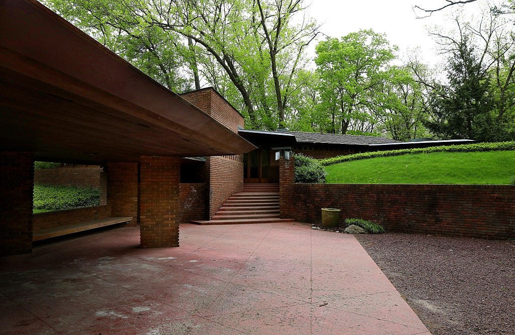 La Palmer House de Frank Lloyd Wright se loue pour une nuit dans le Michigan