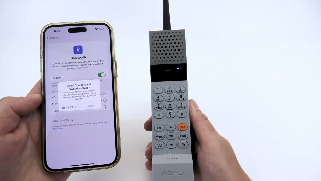 Un téléphone DIY à l'esthétique des années 80 pour échapper à son smartphone