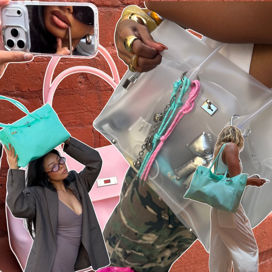 Le sac jelly façon Y2K s'impose comme la tendance accessoire de l'année