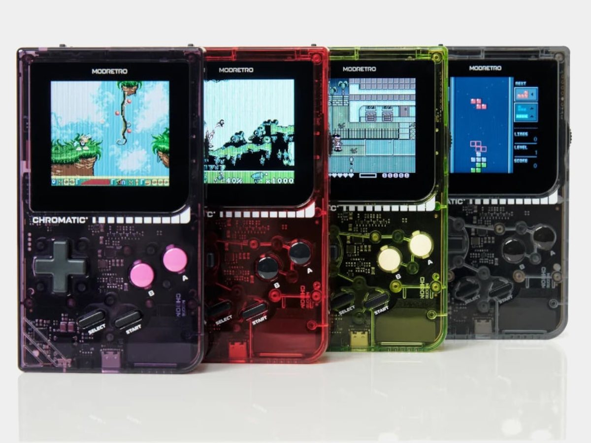 ModRetro lance la Chromatic, une console portable transparente à 149,99 dollars